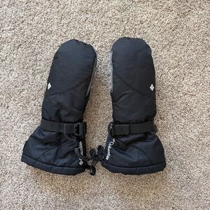 Columbia Black Whirlibird Omnitech Mittens Size Medium